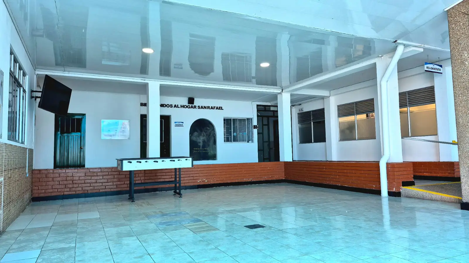 Zona común de Hogar del Anciano San Rafael